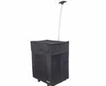 dbest products Bigger Smart Cart, Black Collapsible Rolling Utility Cart... - $44.99