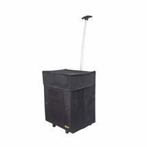 dbest products Bigger Smart Cart, Black Collapsible Rolling Utility Cart... - £35.34 GBP