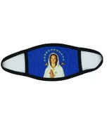 Our Lady of Mystical Rose Virgin Mary Catholic Mask Face Cover Rosa Mística - $11.88