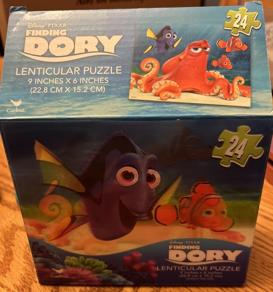 Disney's Pixar Finding Dory Lenticular Puzzle  24pcs  9”x6” - £7.05 GBP