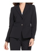 Tahari ASL New Womens Black/White Pinstriped Two-Button Blazer Jacket   ... - $95.06 CAD