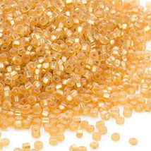 Matsuno 11/0, SL Matte Gold, Square Hole, Round Seed Bead, 50g, rocaille... - $6.00