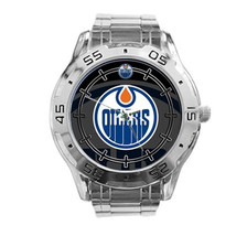 Edmonton Oilers NHL Stainless Steel Analogue Men’s Watch Gift - £23.89 GBP