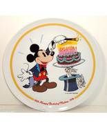 Disney Mickey Mouse Happy Birthday Collector Plate Schmid LE 15,000 Vint... - £46.82 GBP