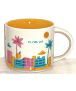 Starbucks Florida You Are Here Coffee Mug Space Shuttle Palm Tree Flamingo - £19.71 GBP