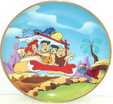 Flintstones Collector Plate Fred Barney Pebbles Wilma  Betty Vintage Franklin  - $49.95