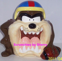 Tasmanian Devil Taz Cookie Jar Looney Tunes Warner Bros Ceramic Cookies New - £101.65 GBP