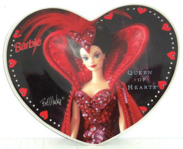 Barbie Collector Plate Queen of Hearts Bob Mackie Heart Shaped Red Vintage - £31.89 GBP