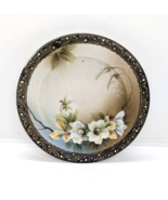 Nippon Japan Vintage Hand Painted Flowered Floral 6&quot; Saucer - $13.53 CAD