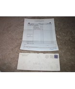 1949 Original Johns Hopkins University Transcript &amp; 1947 Envelope w 3-ce... - €4,32 EUR