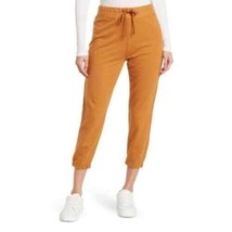 Standard James Perse XS Solid Cotton Cropped Sweatpants in Amber NEW - £74.38 GBP