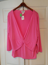 Restricted Area Ladies Plus Size 3X Pink Style #2170 Top (NEW) - £15.78 GBP