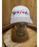 Vintage Enjoy Coca-Cola Embroidered Logo Strapback Baseball Hat Cap - $20.76