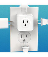 US Plug Wall Outlet Expander 5 AC Outlets Multi Plug Adapter for Home Of... - $20.94 CAD+