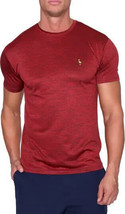 TailorByrd Melange Performance T-Shirt Mens XXL Burgundy Short Sleeve NEW - £15.36 GBP