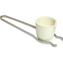 Melting Crucible &amp; Tongs Jewelers Jewelry Art Craft Casting Melting Tool - £24.75 GBP