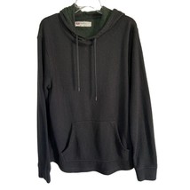 Levi&#39;s Cash Textured Soft Fleece Forest Green Hooded Sweatshirt Hoodie M... - $14.69