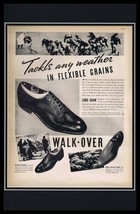 1937 Walk Over Shoes Framed 11x17 ORIGINAL Vintage Advertising Poster - £55.38 GBP