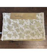 Nicole miller Set of 4 Fall leaves Thanksgiving placemats new Beige Gold - £23.58 GBP