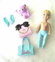  Barbie Kelly Doll, 2 Purses, Heels and Teddy Bear Lot of 5 - £13.31 GBP
