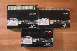 Open Lexmark 24B5804,05,06 CMY High Yield Toner CS736,XS734,XS736,XS738 Same Day - £134.53 GBP