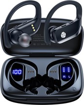 bmanl Wireless Earbuds Bluetooth Headphones 48hrs Play Back Sport Earpho... - £31.21 GBP