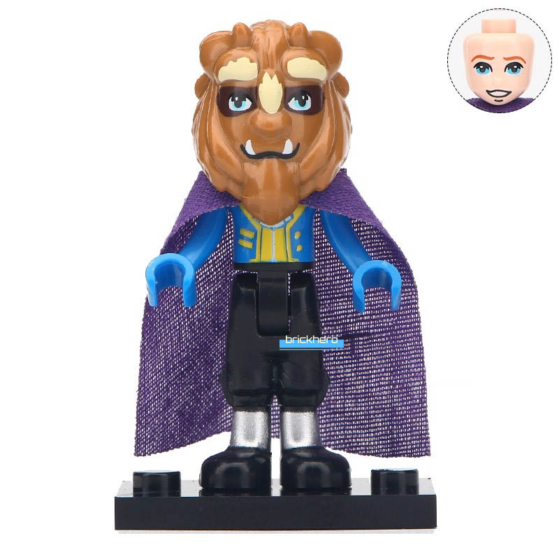 Beast Disney Beauty And The Beast Lego Compatible Minifigure Brick Toys Gift