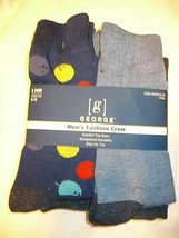 George Men&#39;s Fashion Novelty Crew Socks 6 Pair Shoe Size 6-12  Bowling NEW - £13.29 GBP