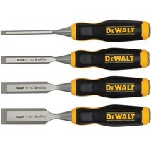 DeWALT DWHT16063 4-Piece Short Blade Wood Chisel Chisels Set - Chiseling - £57.09 GBP
