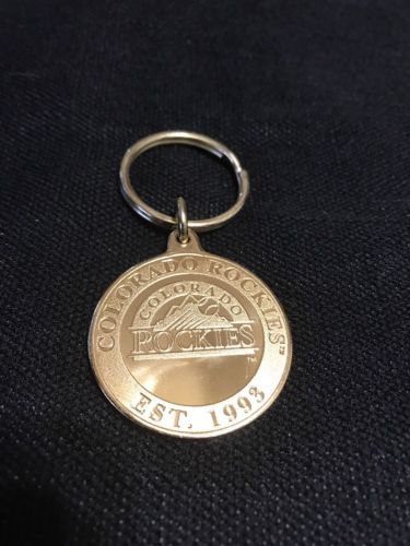 Primary image for Colorado Rockies Keychain Est. 1993 Coors Field MLB CRT Baseball