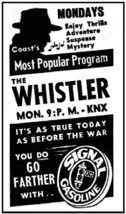 THE WHISTLER (1942-1955)  OLD TIME RADIO - 5 CD-ROM - 469 mp3 - $21.49