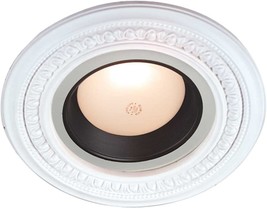 Mini Spot Light Ring Trim White Ceiling Medallion Urethane Foam Recessed - £29.87 GBP
