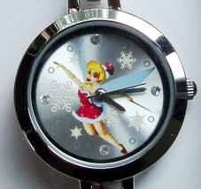 Disney Retired Ladies Christmas Tinkerbell Watch! New! htf! - £78.63 GBP