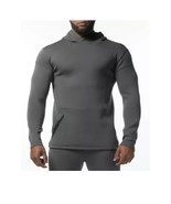 Alphalete Men’s ELMTS Fitted Hoodie - Charcoal, Size Medium - $37.40