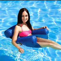 On Sale!! Inflatable Swimming Pool Chair Float Floating Recliner Lounge Bed - £23.90 GBP