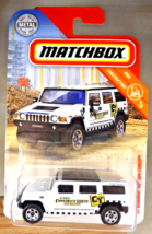 2018 Matchbox 40/100 MBX Construction 6/20 &#39;02 HUMMER H2 SUV CONCEPT White w/6Sp - £6.45 GBP