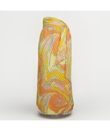 Vtg Quilted Maxi Skirt Sz 10 Park East by Swirl Mod Op Art Bold Orange O... - €107,64 EUR