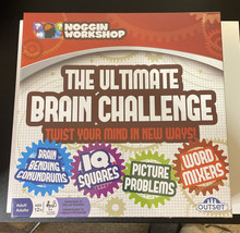 New Sealed The Ultimate Brain Challenge Noggin Workshop Board Game Adult12+ - £15.24 GBP