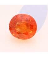 Mandarin Orange Spessartine Garnet Faceted Oval Spessartite Gemstone 3.0... - £68.44 GBP