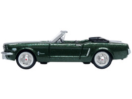 1965 Ford Mustang Convertible Ivy Green Metallic 1/87 HO Scale Diecast M... - $24.06