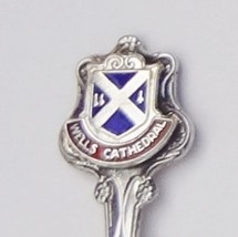 Collector Souvenir Spoon Great Britain UK England Wells Cathedral Crest - £11.72 GBP