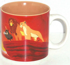  Disney Lion King Simba Tea Coffee Mug Retired Vintage Standing on the Rock - $49.95