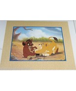 Disney Store Simba Pride Lithograph Gold Seal Lion King Picture - $39.95