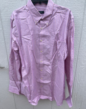 Bobby Jones Men&#39;s Lilac Stripe Cotton Oxford Shirt XL NWT - $69.00