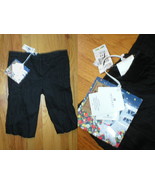 NWT $230 GF FERRE Trouser Shorts Black 42 32 X 13 New  - £120.63 GBP