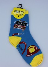 Foozys Socks - Kids Crew - Firetrucks - Size 6-8 1/2 - $3.84