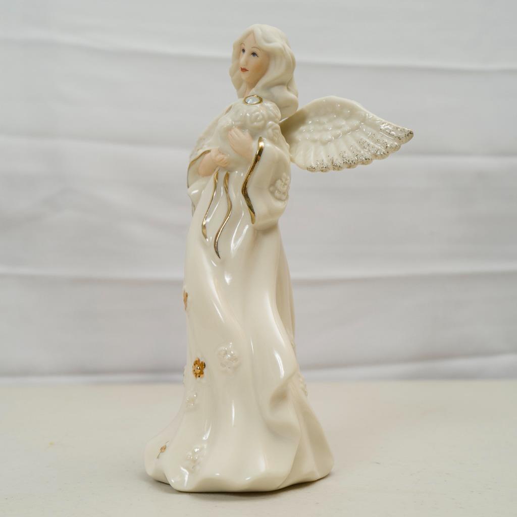 Primary image for Lenox Porcelain Figurine My Own Guardian Angel June Birthstone Pearl Birthday