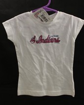 Cleveland Indian Toddler Tee Shirt White with logo Size 2T - $5.93