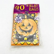 Vintage Halloween Treat Bags, 4 Styles-40  Party Paper Sacks/Bags - £7.83 GBP