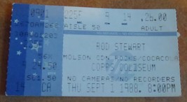 ROD STEWART HAMILTON COPPS 1988 VINTAGE TICKET STUB CPI MOLSON - $14.75